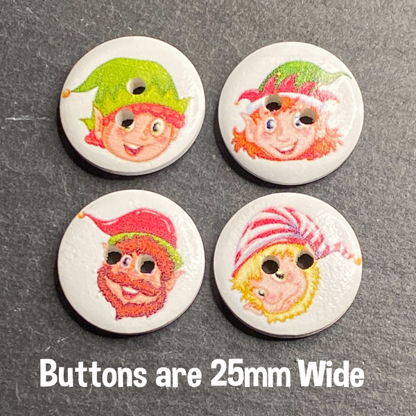 Cheeky Elf's Lost Button Christmas Gift