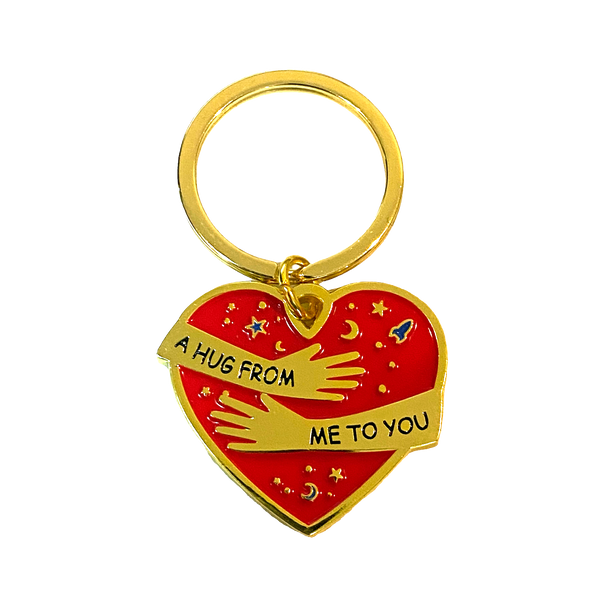 Special Granddaughter Hug from Me to You Keyring