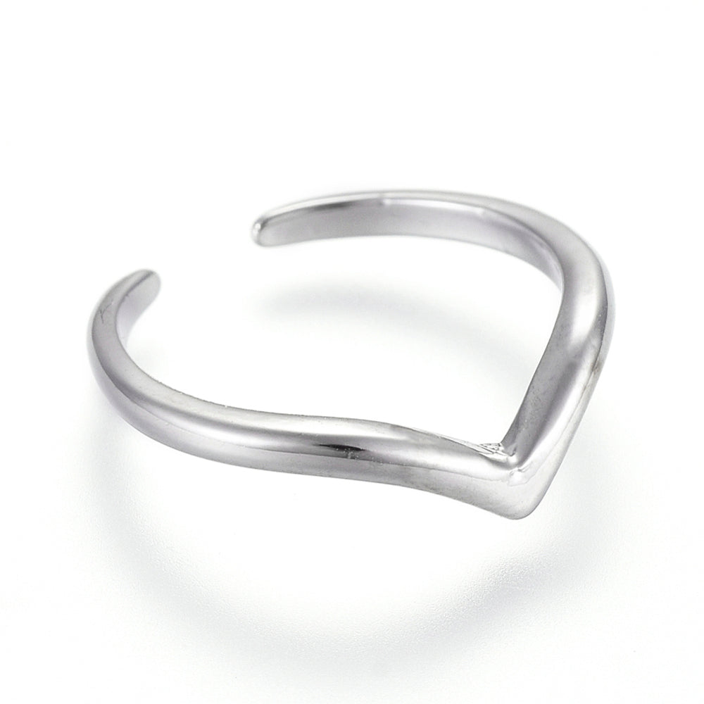 Adjustable Wave Roe Ring