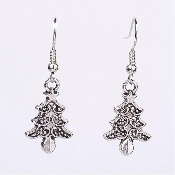 Secret Santa Gift Tree Earrings, Stocking FIller