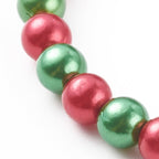 Set fo 4 Christmas Themed Stretch Bracelet Kids Stocking Filler Loot Party Favor