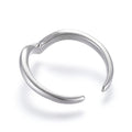 Adjustable Wave Roe Ring