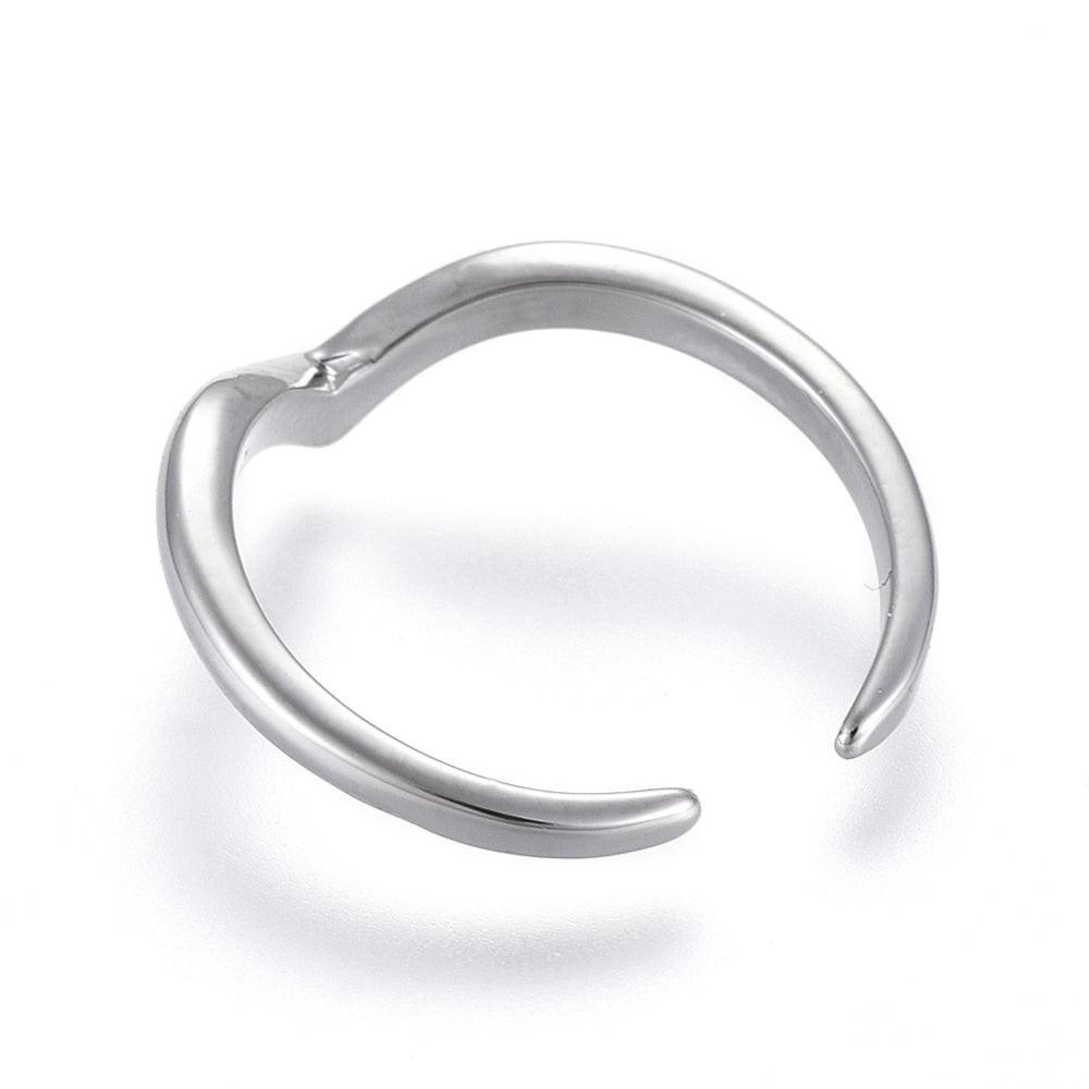 Adjustable Wave Roe Ring