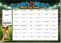 World Cup Scratch Cards 2026 A4 Size