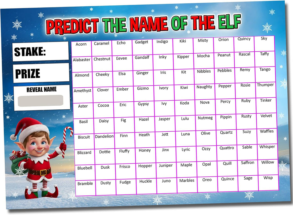 3 Pack Christmas Fundraising Scratchcards A4 Size