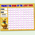 Lucky Duck Fundraising Scratch Cards – Predict the Name