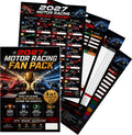 2027 Motor Racing Season Pack – 4 Large A3 Activity Sheets – Race Tracker, Season Predictions, Driver Championship Predictor & Family Challenge Game for Motorsport Fans