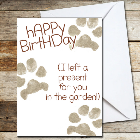 A5 Birthday Card For Dog Owners and Lovers, Perfect as a Birthday Day Card for From Son or Daughter or Dog