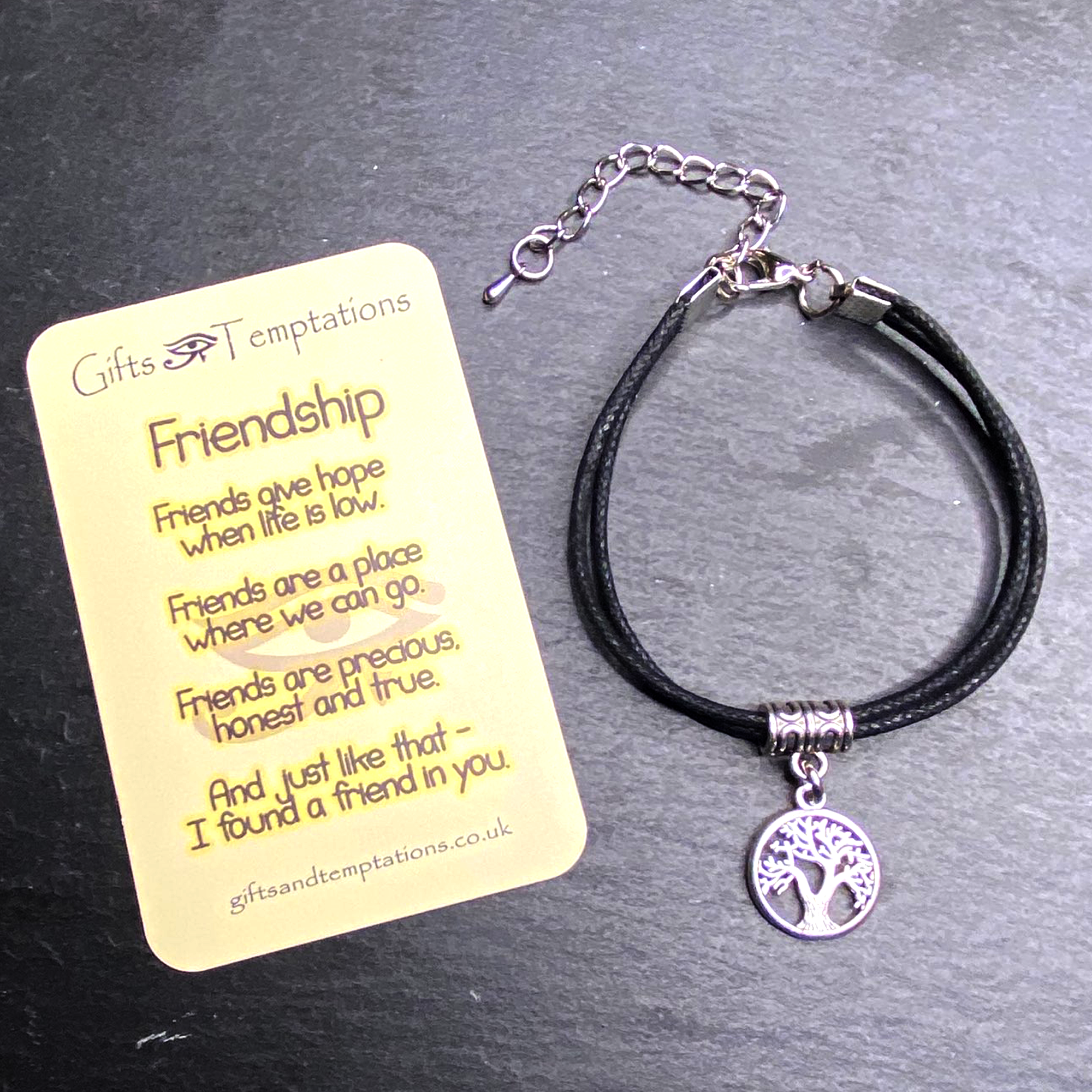 Handmade Friendship Tree of Life Bracelet