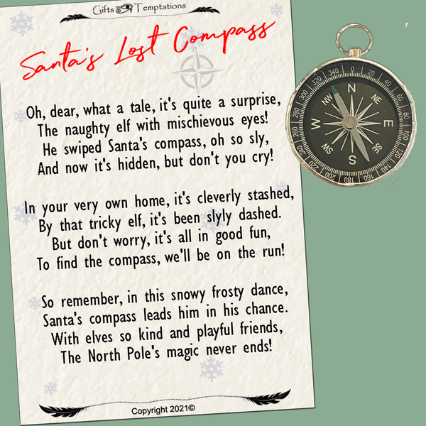 Santa's Lost Compass Christmas Gift Stocking Filler