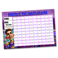 Darts Themed Fundraising Scratch Card, Pub Game, A4, 100 Players