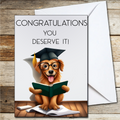 Graduation Card, Class of 2023 School Leavers Card, Good Luck Congratulations A5 Deserve it