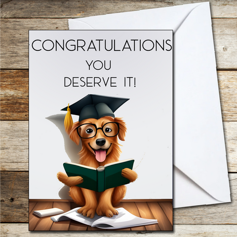 Graduation Card, Class of 2023 School Leavers Card, Good Luck Congratulations A5 Deserve it