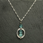 Blue Moonstone Style Necklace 3 styles