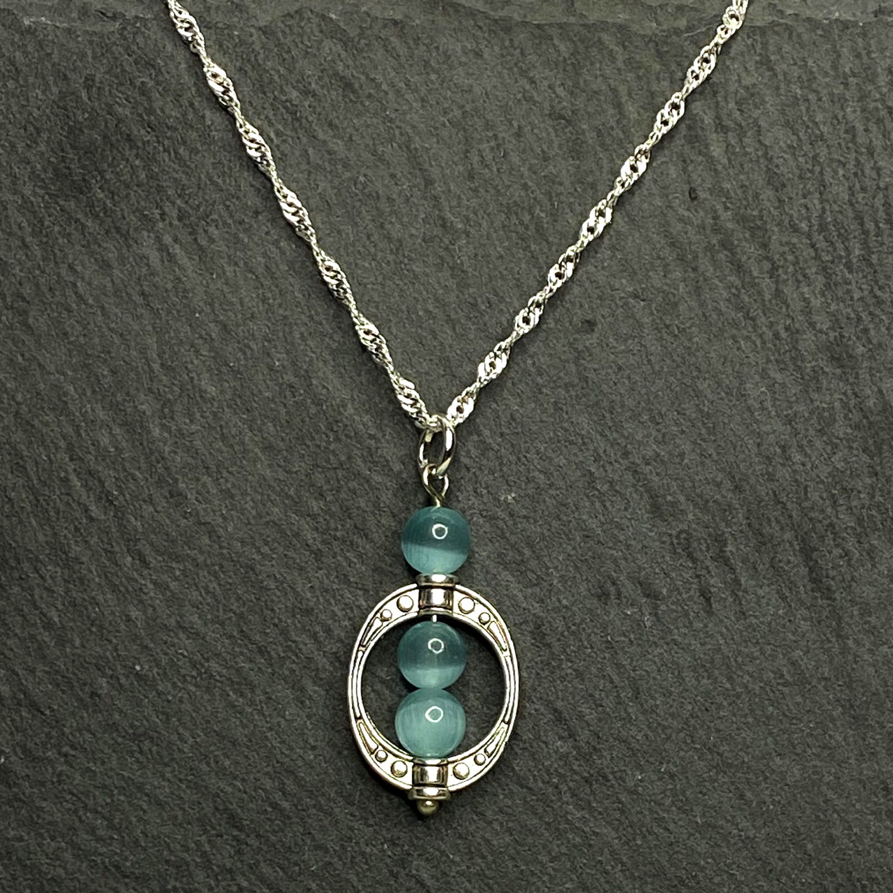 Blue Moonstone Style Necklace 3 styles