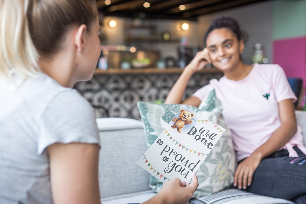 Well Done Card, Congratulations Proud of Yo, You DId It A5 Size Printed inside and out for Exam Results Graduation New Job Promotion Pregnancy Degree GCSE A Level Results