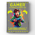 Gaming Bedroom Accessories Room Decor Novelty Birthday Gift For Gamer Brother Son Wall Art, Unique Gift