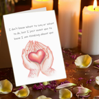 Sad Loss Deepest Sympathy Card Thinking of You A5 Size
