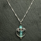 Blue Moonstone Style Necklace 3 styles