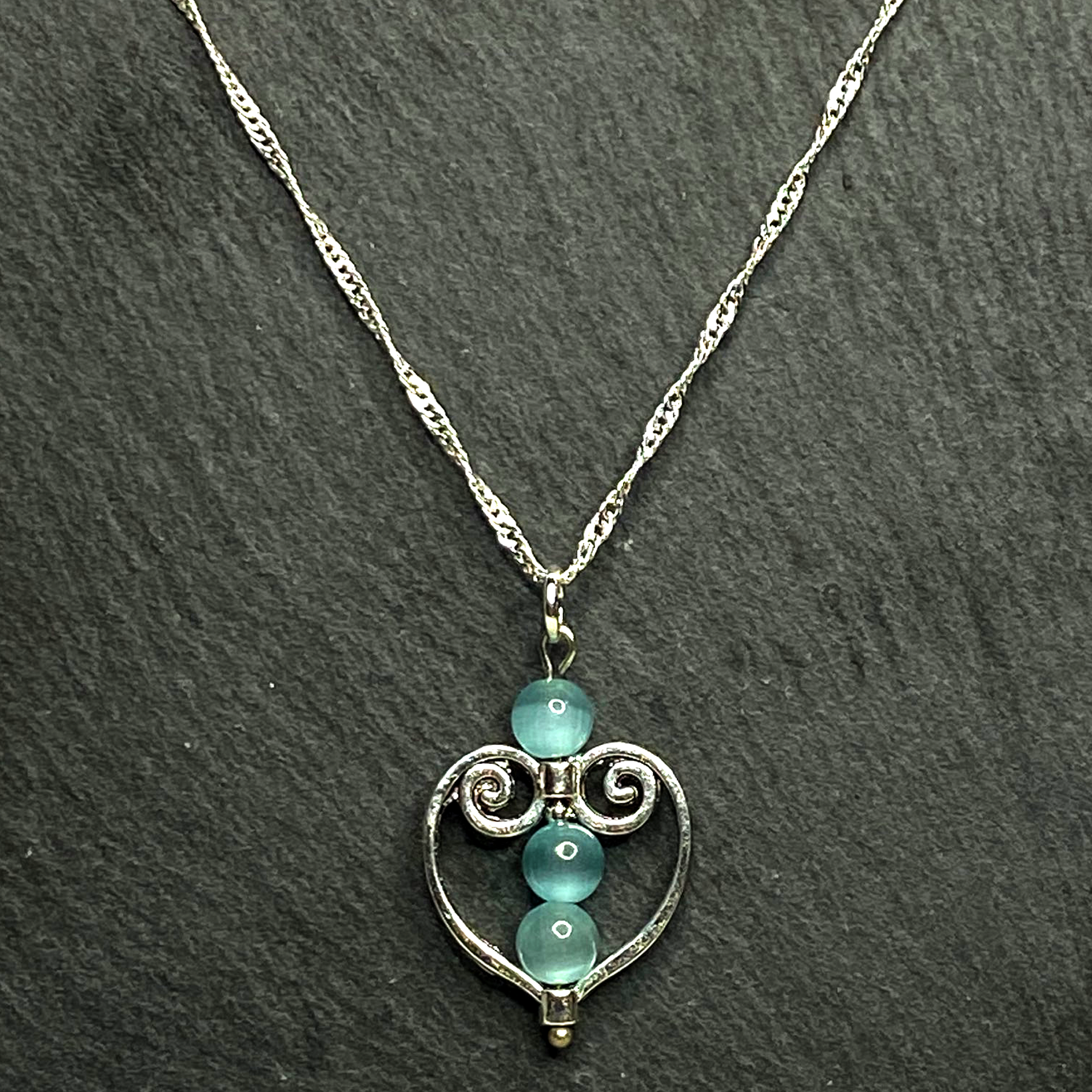 Blue Moonstone Style Necklace 3 styles