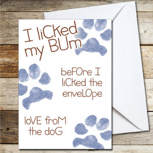 A5 Card Dog Lovers For Birthday Christmas Daughter Son Mum Dad Grandad 🐶