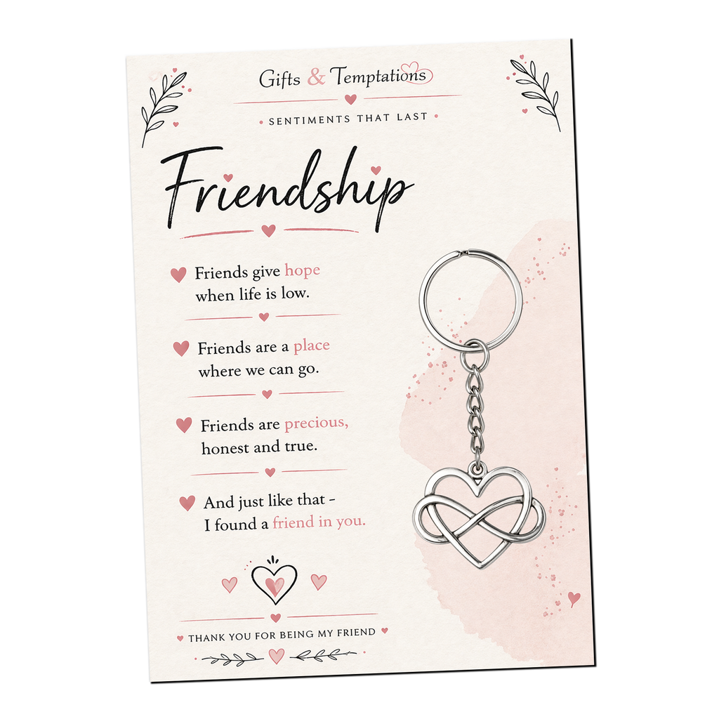 Friend Gifts for Women Girls – Friendship Keyring for Best Friend, Birthday Gift for Her, Graduation Present, Christmas Gift for Teen Girls, Ladies Key Chain
