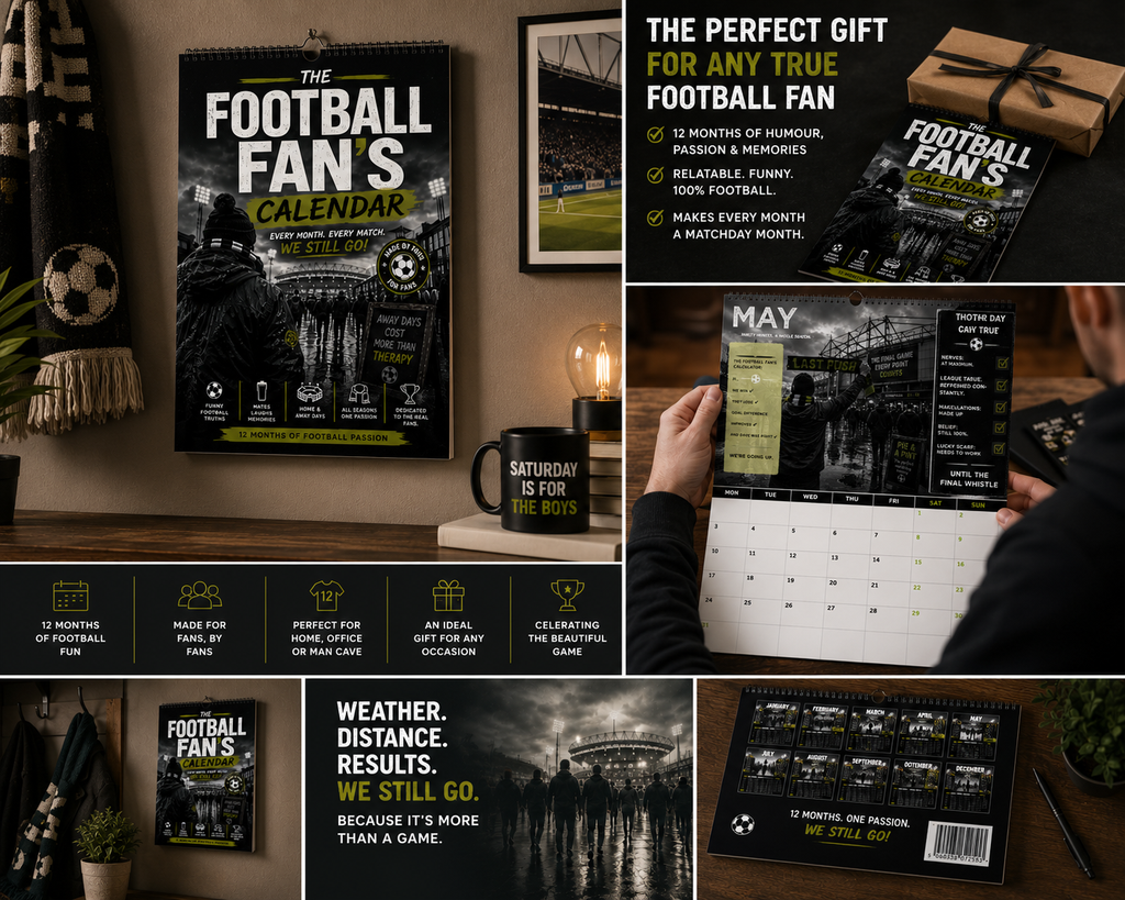 The Football Fan's Calendar 2027 | Funny Football Gift for Supporters