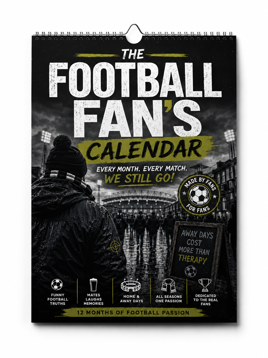 The Football Fan's Calendar 2027 | Funny Football Gift for Supporters