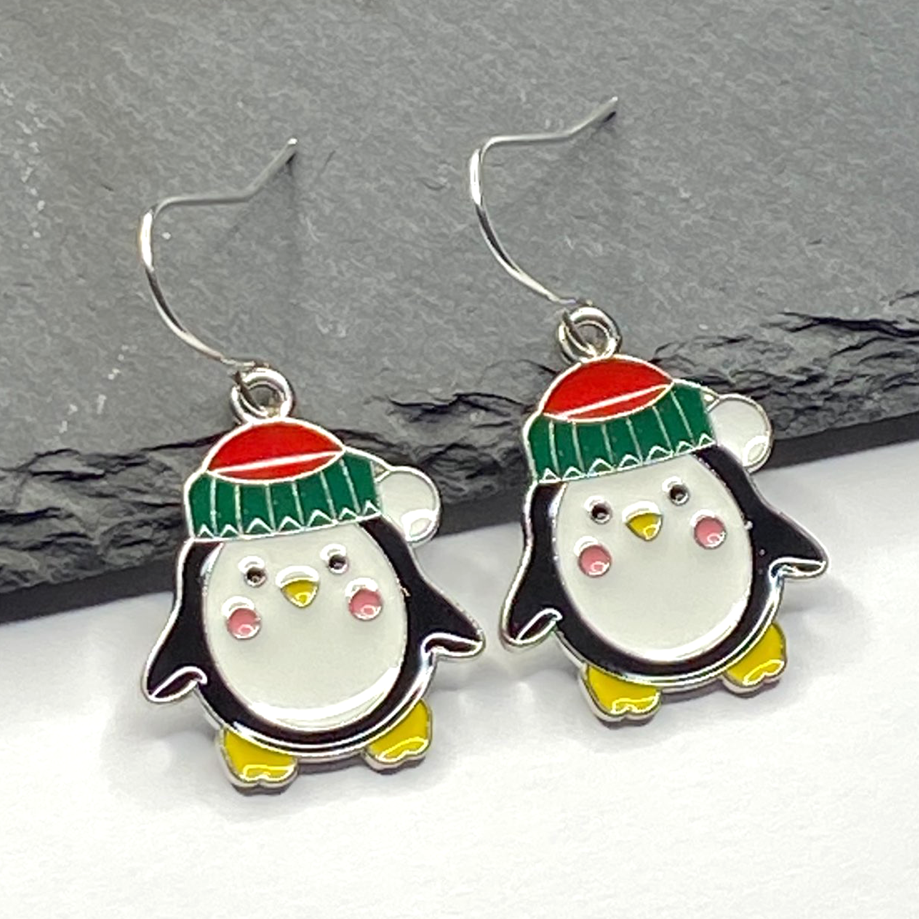 Cute Penguin Earrings Chistmas Gift