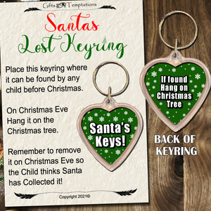 Santa's Lost Keyring Christmas Gift