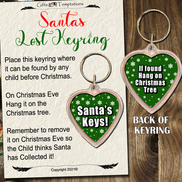 Santa's Lost Keyring Christmas Gift