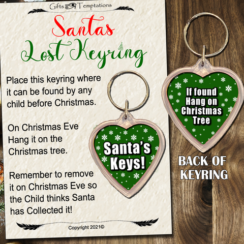 Santa's Lost Keyring Christmas Gift