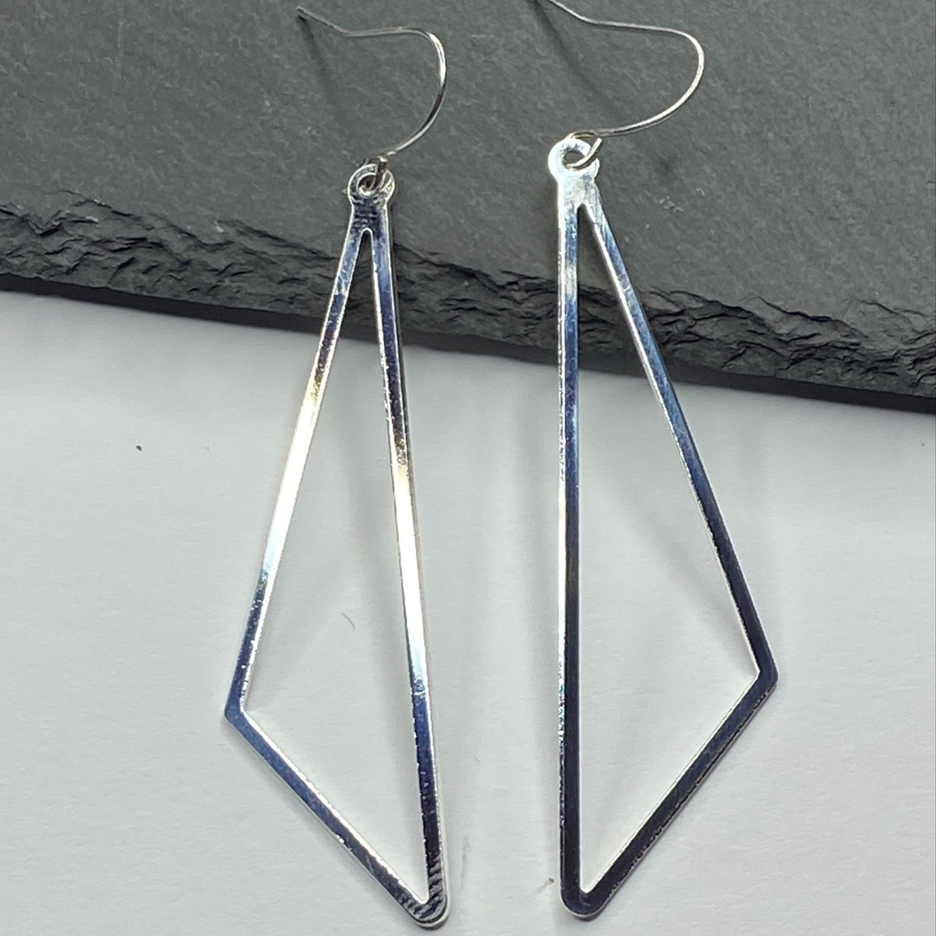 Obtuse Triangle Dangle Earrings for Women