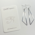 Obtuse Triangle Dangle Earrings for Women