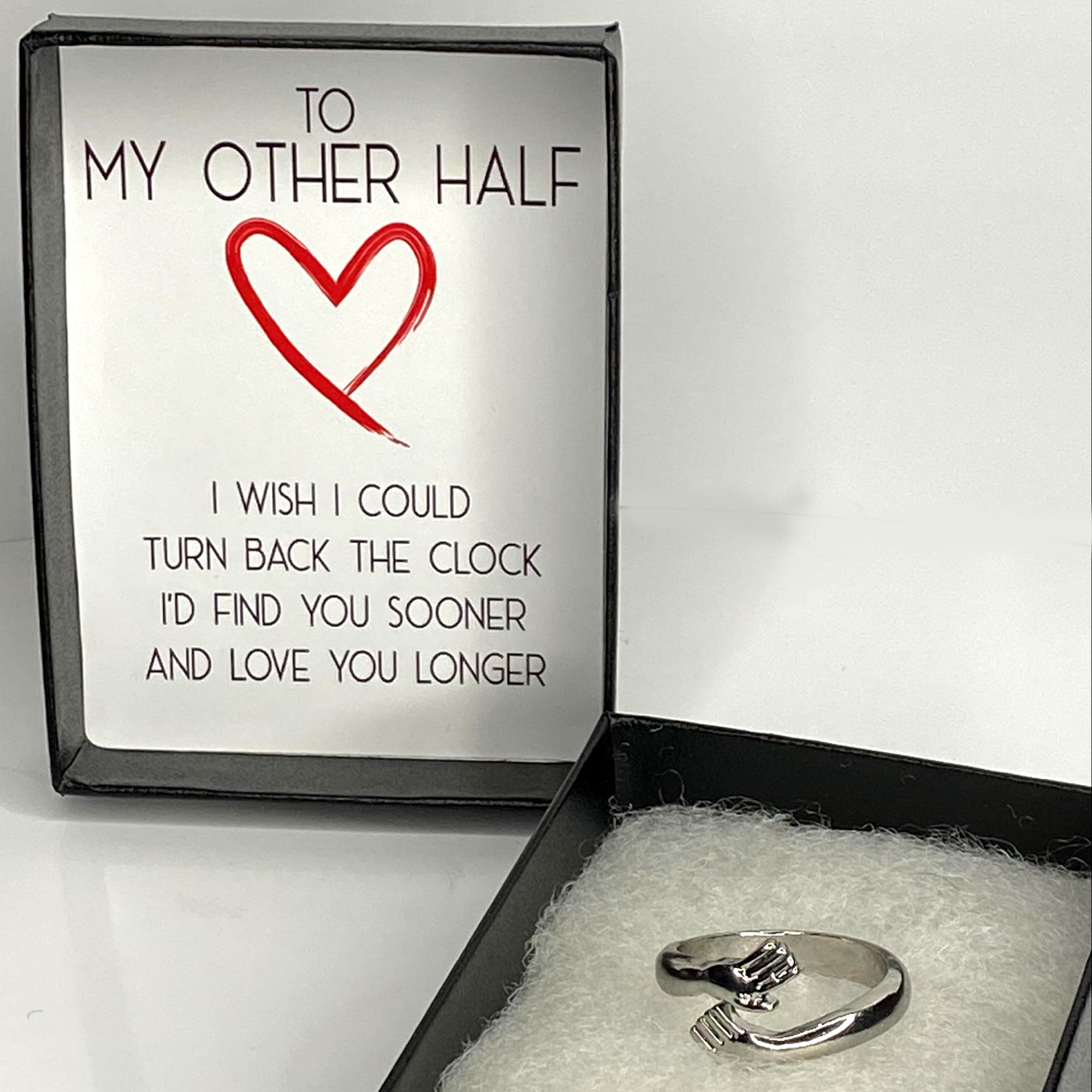 Embrace of Love: Hug-shaped Ring Perfect Valentine's Day Gift! Limited Edition
