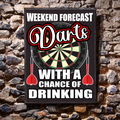 Valentines Gift For Him Husband Weekend Forecast Darts Luke Littler Fan Wall Art
