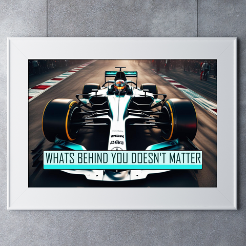 Motor Racing 2024 Motivational Print Ideal Gift for Formula Racing Fans