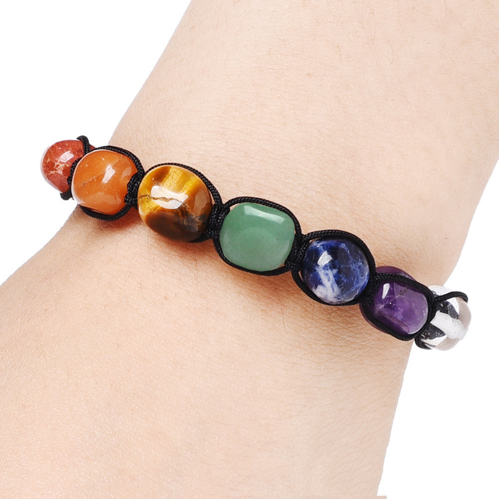 Crystal Gemstone Bracelet 7 Chakra Bead