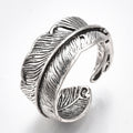 Eagle Feather Tibetan Style Adjustable Ring