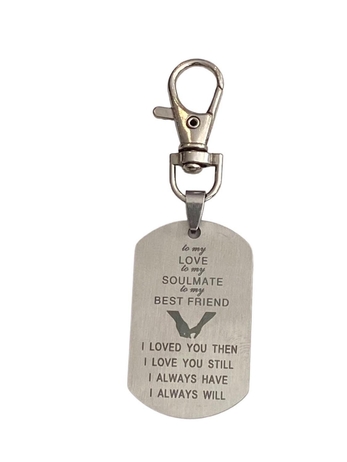 To My Love to My Soulmate Keyring
