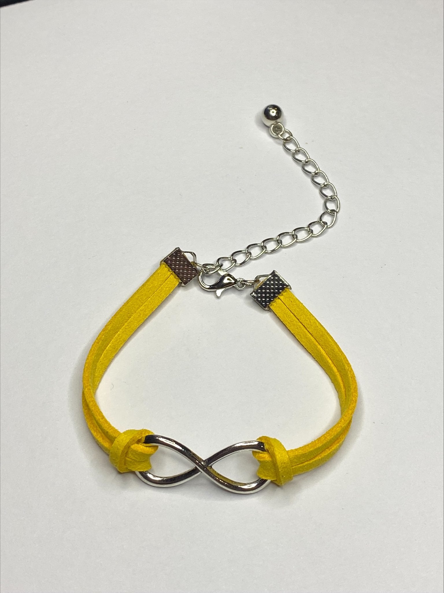 Infinity Charm Leather Bracelet for Mum, Daughter, Sister Girlfriend