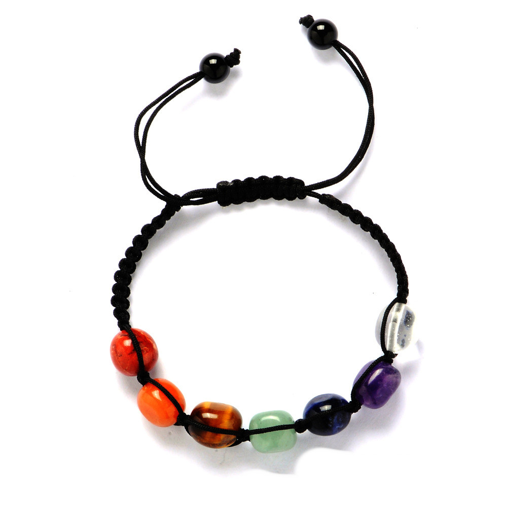 Crystal Gemstone Bracelet 7 Chakra Bead