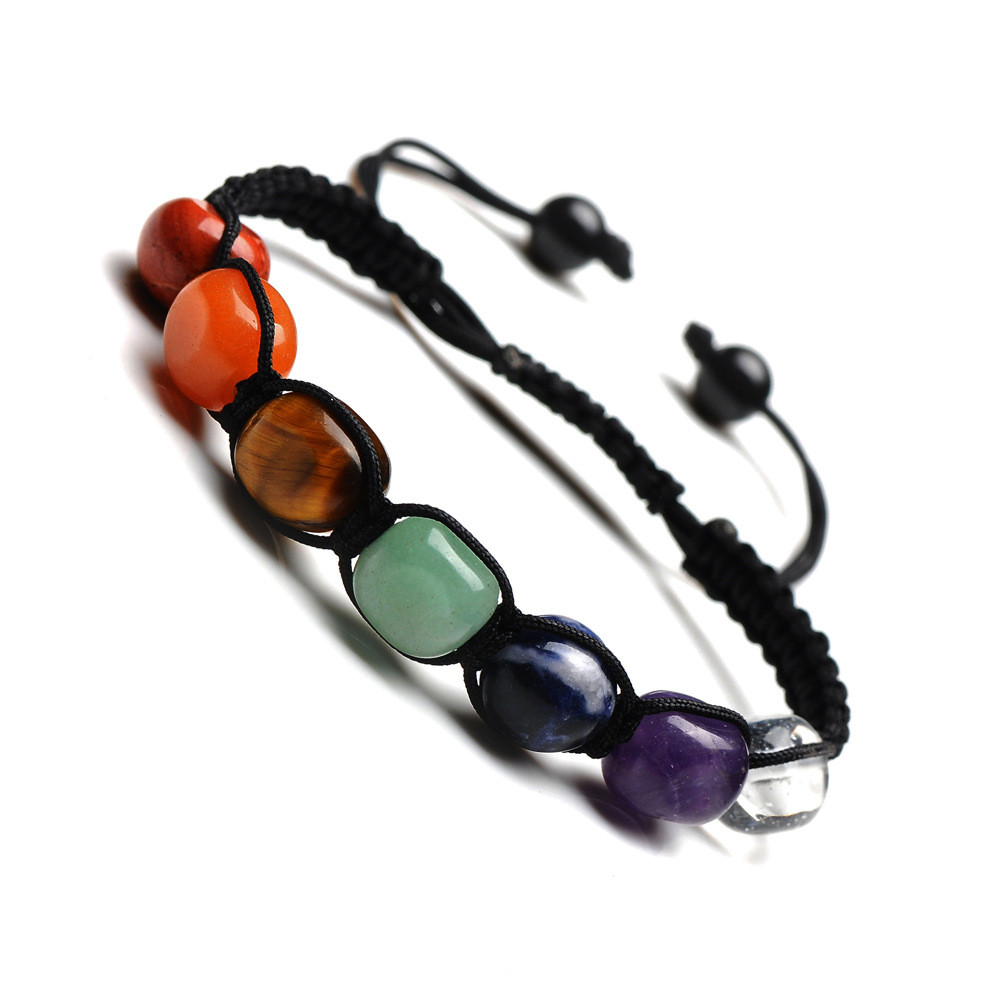 Crystal Gemstone Bracelet 7 Chakra Bead