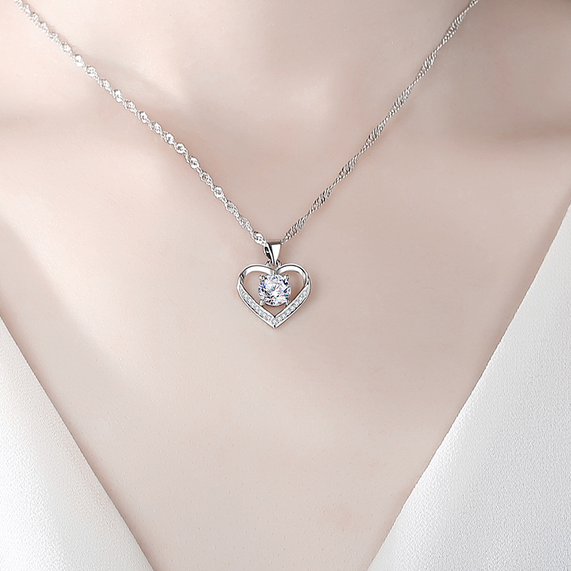To My Granddaughter Boxed Heart Message Necklace