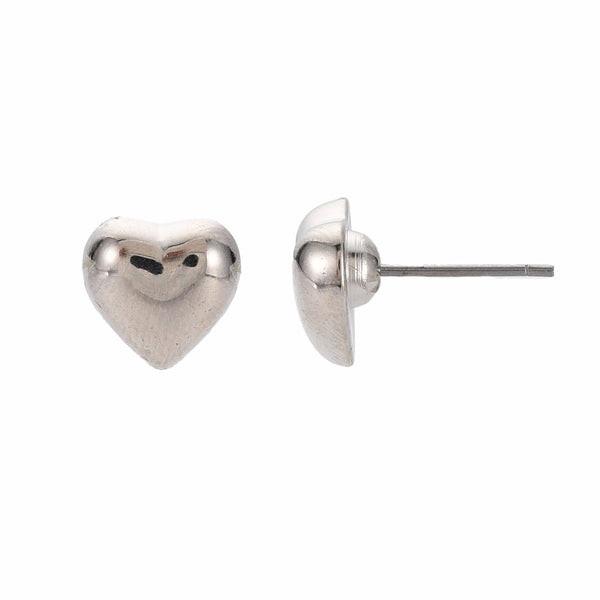 Heart Stud Earrings for Women