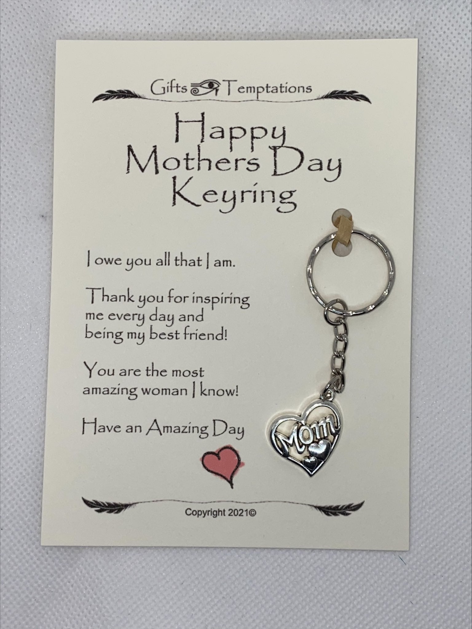 Happy Mothers Day Keyring