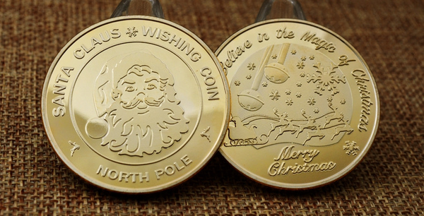 Christmas Eve Santas Wish Coin