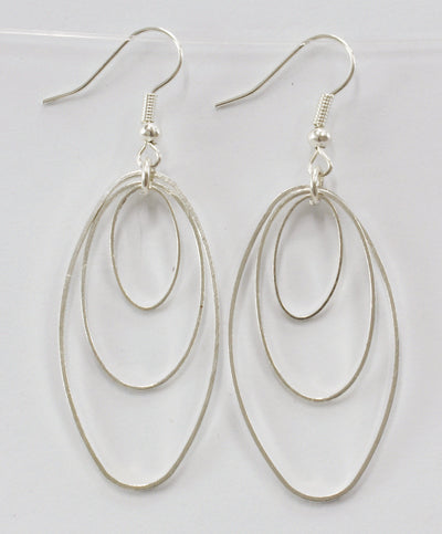 Oval Hoop Earrings Ladies Earrings