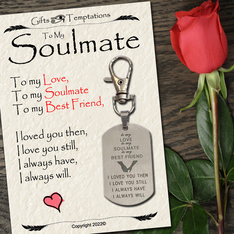 To My Love to My Soulmate Keyring