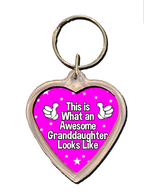 Inspiring Granddaughter Gift Keyring, Inspirational Gift